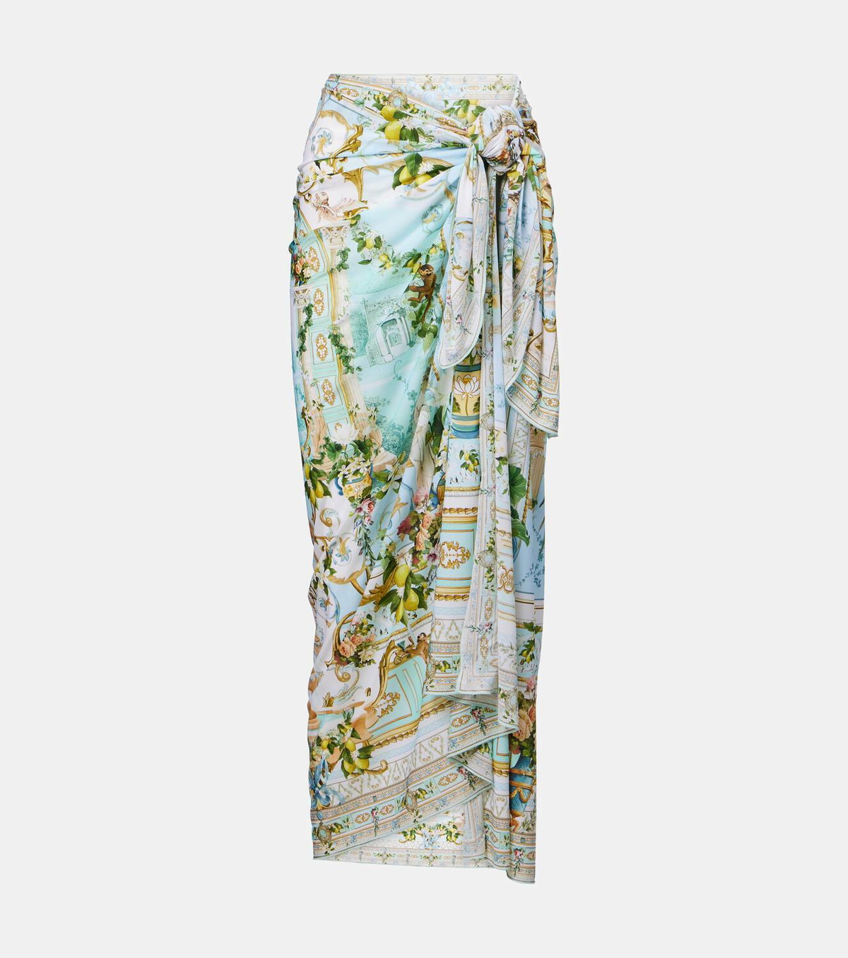 Camilla Draped beach cover-up