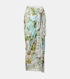 Camilla Draped beach cover-up