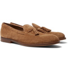 Brunello Cucinelli - Suede Tasselled Loafers - Men - Tan