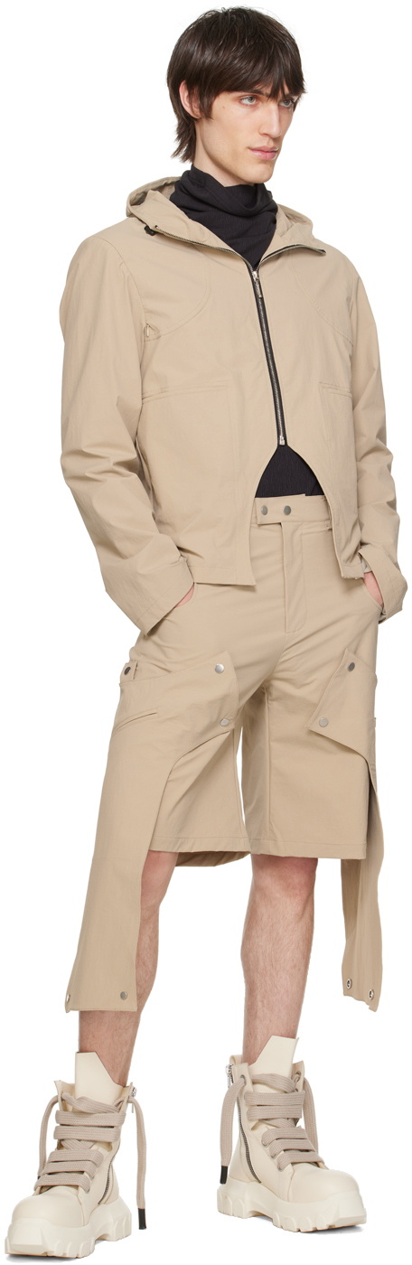 Uncertain Factor Beige Atomic Domination Jacket
