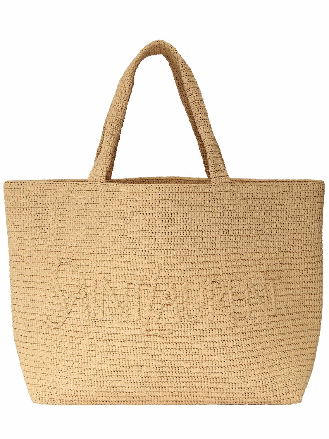 SAINT LAURENT Saint Laurent Raffia Blend Tote Bag Saint Laurent