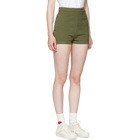 Visvim Green Damaged Priscilla Chino Shorts