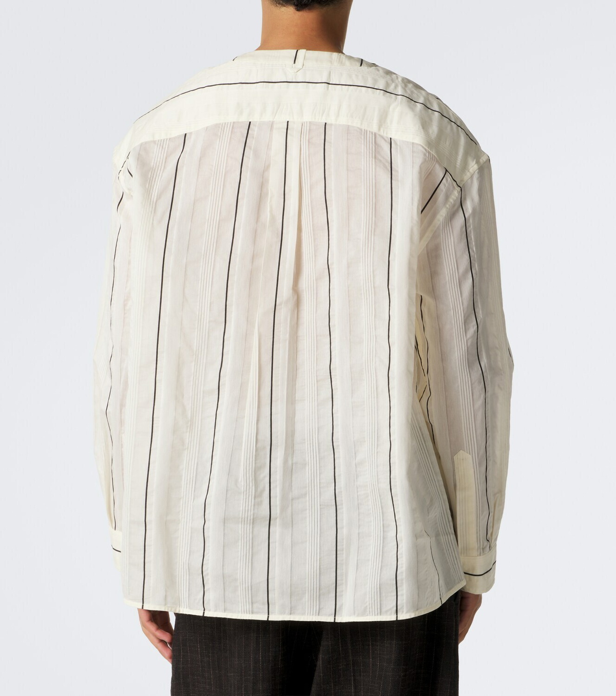Jacquemus Venice striped cotton and silk shirt