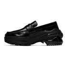 Maison Margiela Black Cross Loafers