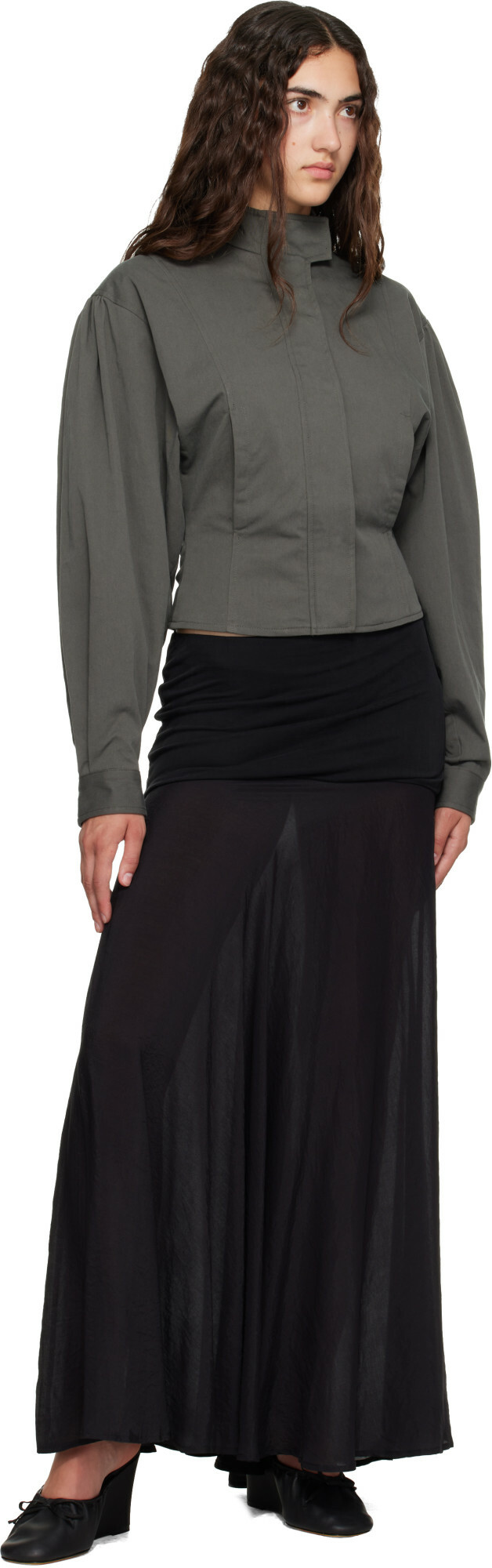 Belle Anna Khaki Globo Jacket