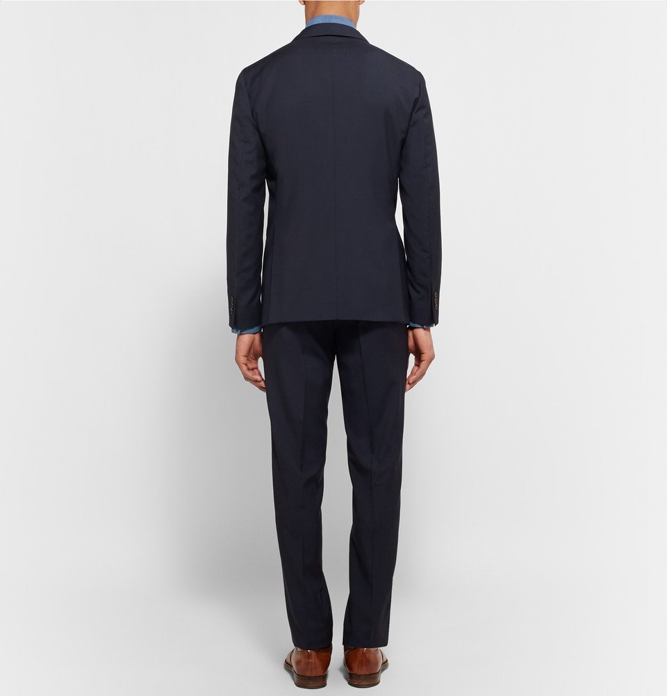 Boglioli - Blue Dover Slim-Fit Virgin Wool Suit - Men - Midnight