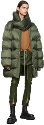 Rick Owens Green Down Mountain Jacket