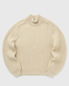 Edwin Roni High Collar Sweater Beige Pullovers