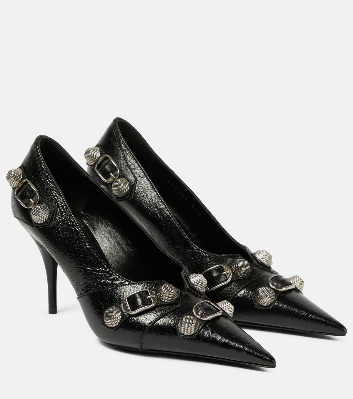 Balenciaga - Cagole leather pumps Balenciaga