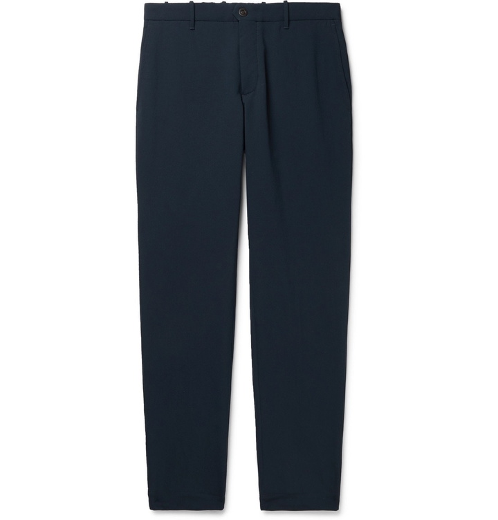 Photo: Incotex - Urban Traveller Slim-Fit Tech-Twill Trousers - Blue