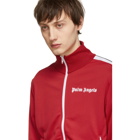 Palm Angels Red Classic Track Jacket