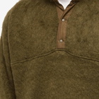 Nanamica Men's Snap Fleece Jacket in Khaki