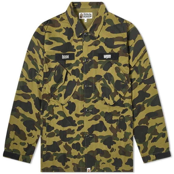 Photo: A Bathing Ape 1st Camo Tactical Military Shirt