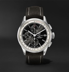 Breitling - Premier Chronograph 42mm Stainless Steel and Nubuck Watch - Black