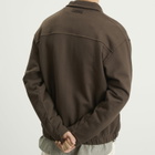 Norse Projects Men's Hornidal Relaxed Track Jacket in Delicioso Brown