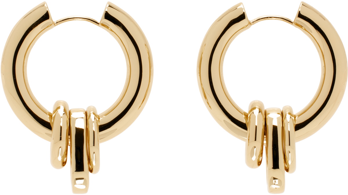 Laura Lombardi Gold Genna Earrings