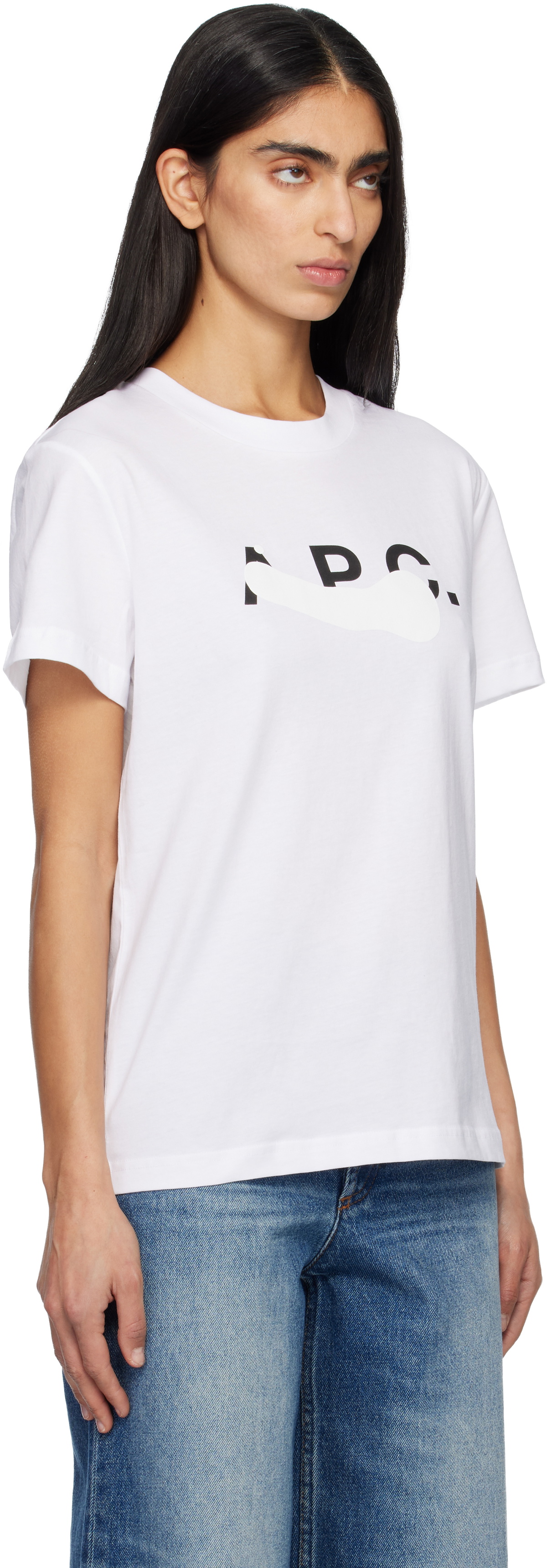 A.P.C. White Tache T-shirt