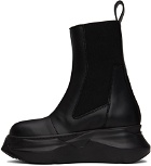 Rick Owens Drkshdw Black Abstract Chelsea Boots