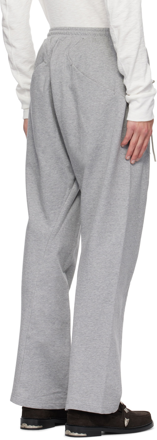 NVRFRGT Gray Twisted Sweatpants