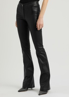 Arma Izzy Flared Leather Trousers Black