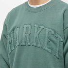 MARKET Men's Vintage Washed Crew Sweat in Alpine