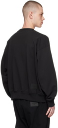 We11done Black Wappen Sweatshirt