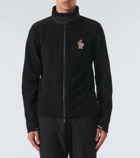 Moncler Grenoble Logo zip-up cardigan