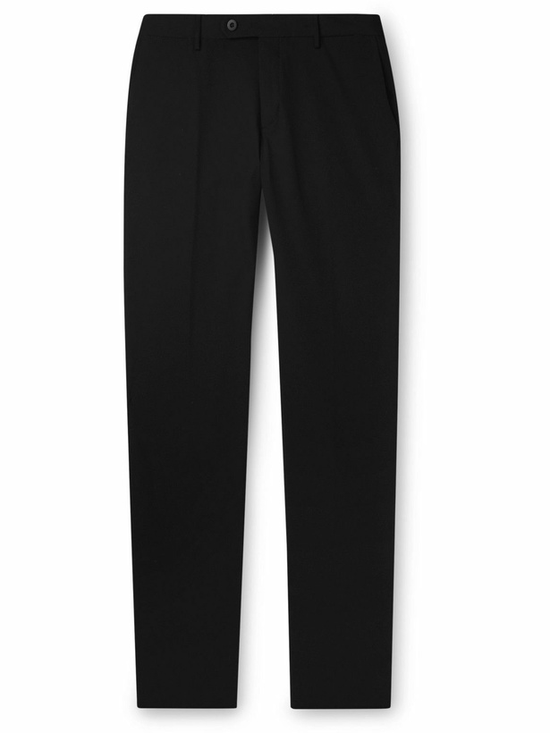 Photo: Incotex - Teknosartorial Straight-Leg Pleated Stretch-Shell Trousers - Black