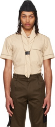Olly Shinder Beige Ceremony Shirt