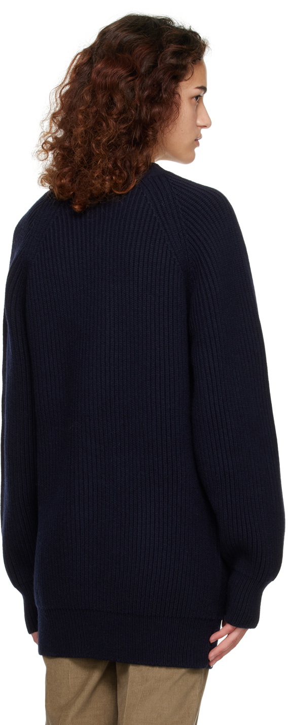 The Row Navy Novara Cardigan