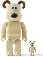 BE@RBRICK - Gromit 100% 400% Printed PVC Figurine Set