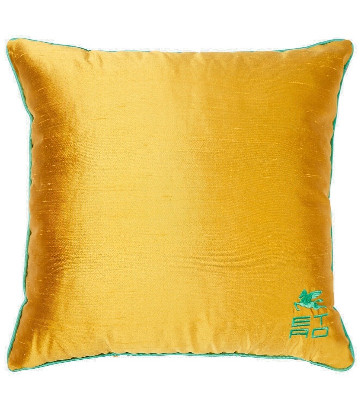 Photo: Etro - Embroidered silk cushion