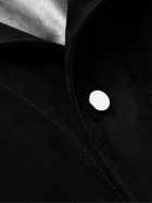 Stòffa - Suede Blouson Jacket - Black