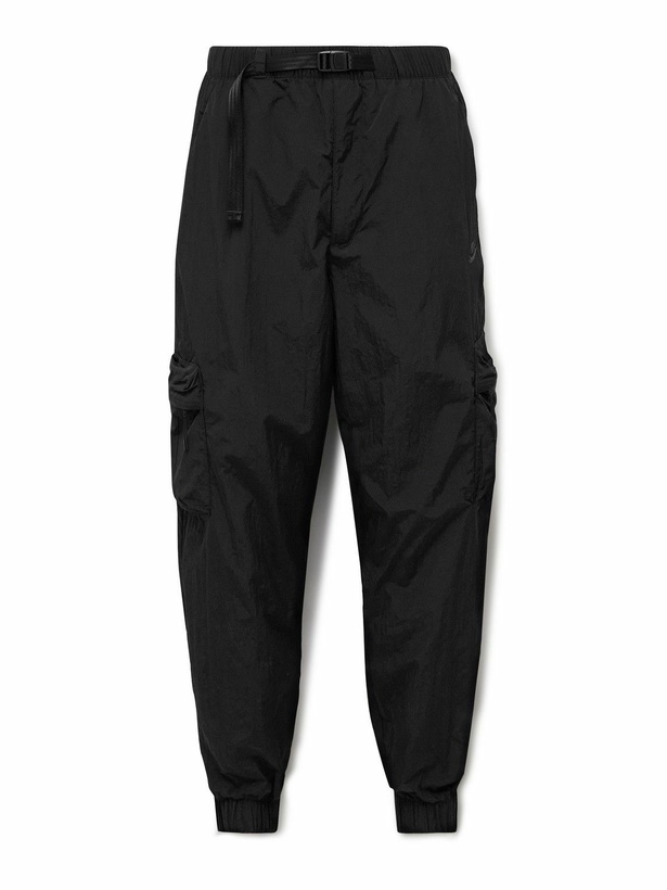 Photo: Nike - Tech Tapered Belted Nylon Cargo Trousers - Black