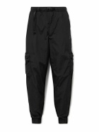 Nike - Tech Tapered Belted Nylon Cargo Trousers - Black