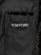 TOM FORD - Atticus Slim-Fit Velvet Moire Tuxedo Jacket - Black