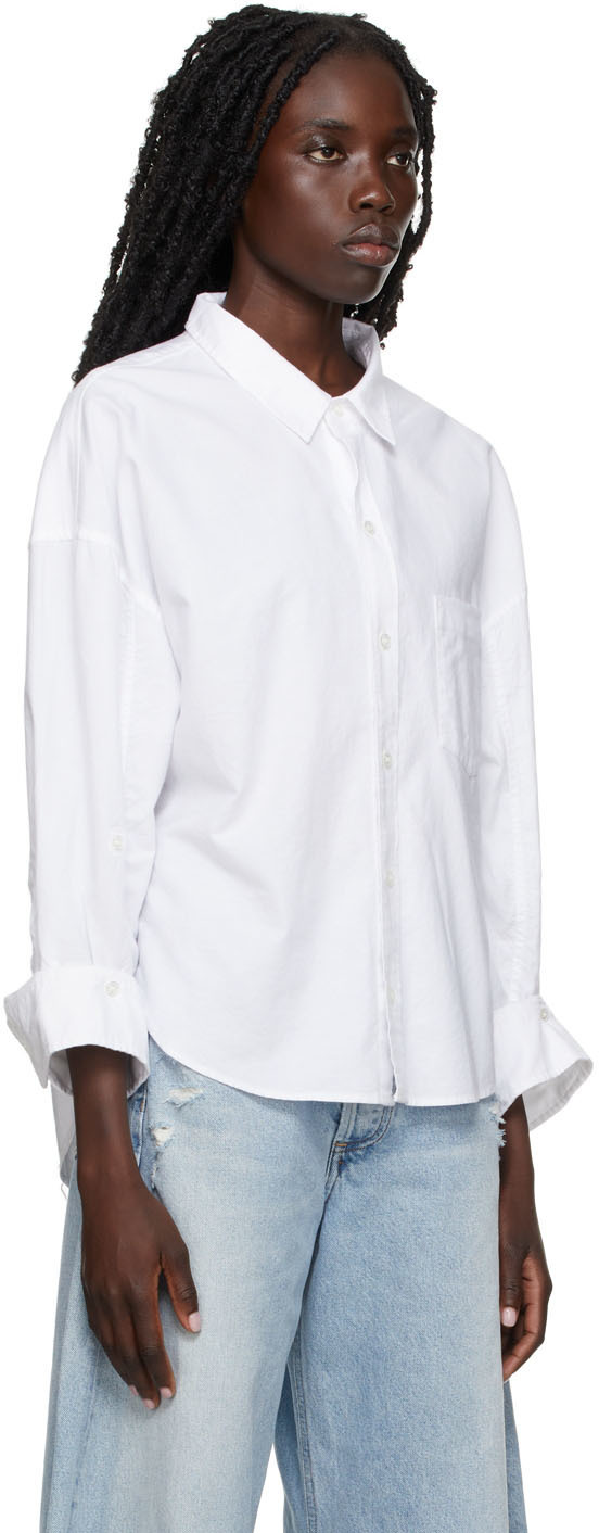 Citizens of Humanity White Oxford Brinkley Shirt Citizens of Humanity