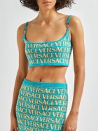 VERSACE - Logo Jacquard Knit Crop Top