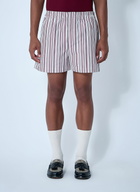 Gucci Striped Logo Motif Shorts