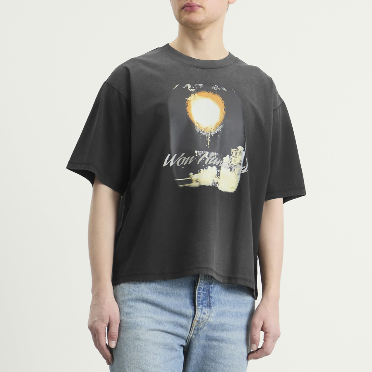 Won Hundred Men's Houston Rocket T-shirt in Black