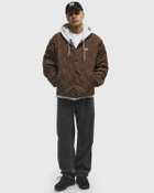 PATTA City Leopard Reversible Bomber Jacket Multi-color Mens Denim Jacket