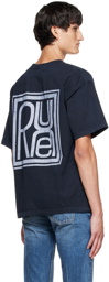 Rhude Black Printed T-Shirt