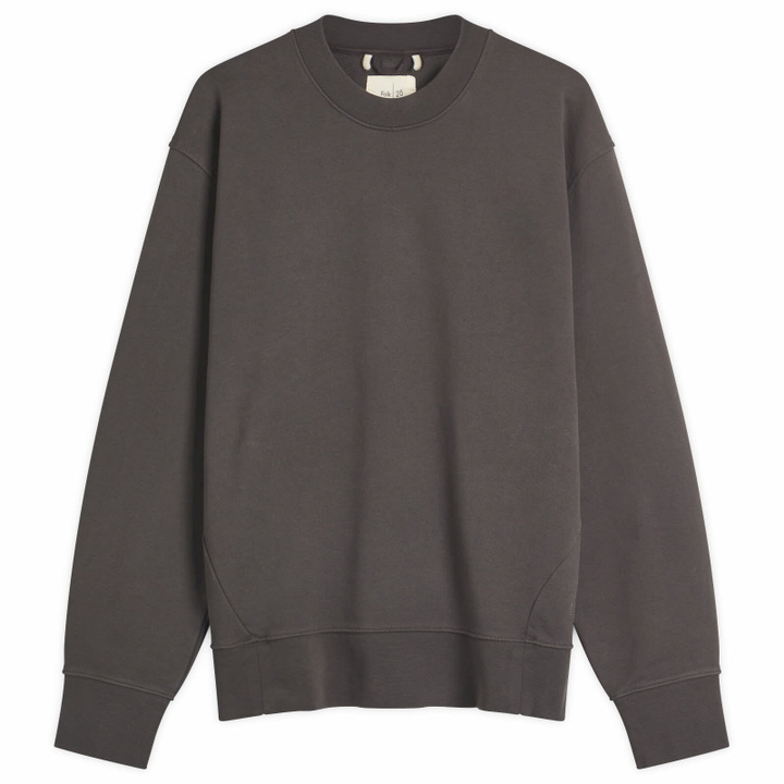 Photo: Folk Men's Anniversary Crew Sweatshirt in Soft Black