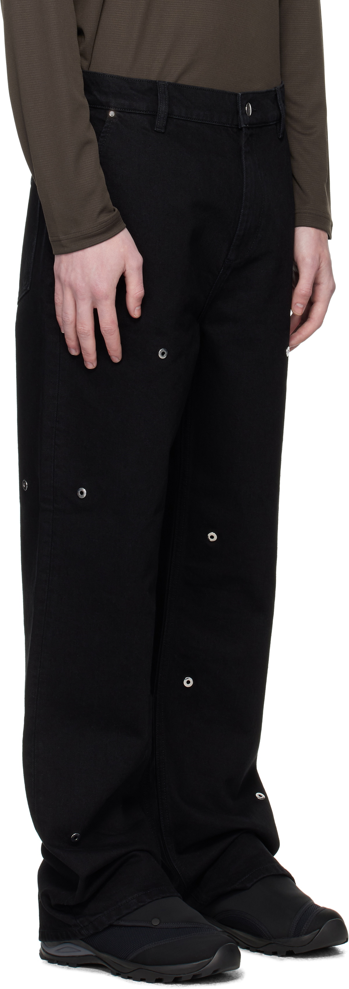 HELIOT EMIL Black Lux Jeans