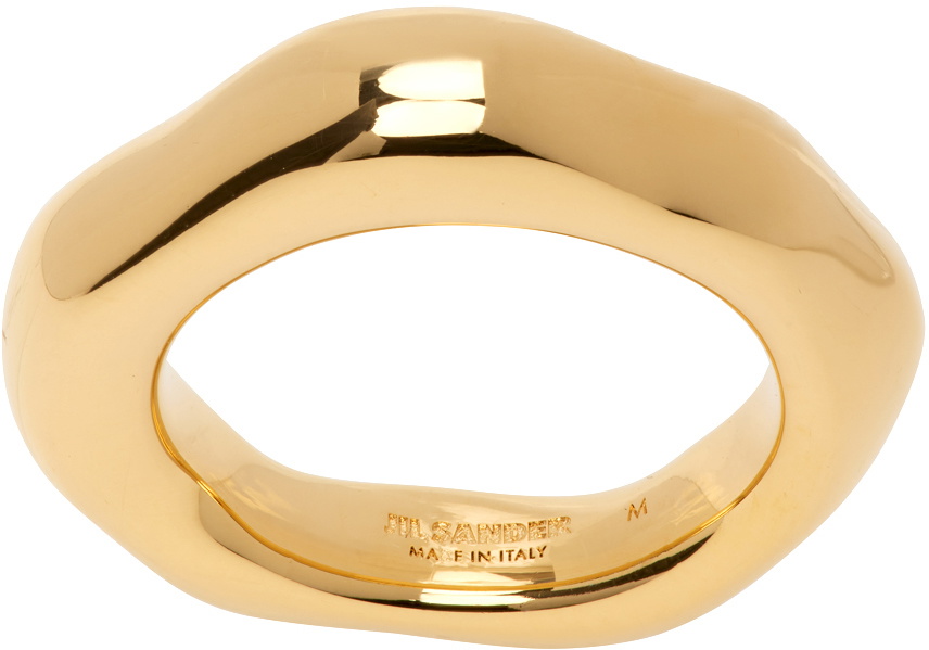 Jil Sander Gold New Lightness Ring Jil Sander