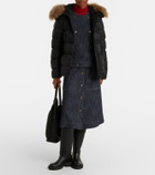 Moncler Boed shearling-trimmed down jacket