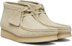 Clarks Originals Beige Wallabee Desert Boots