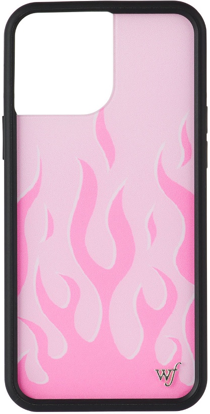 Photo: Wildflower Pink Flames iPhone 13 Pro Max Case