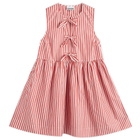 GANNI Women's Mini Bow Tie Dress in Barbados Cherry