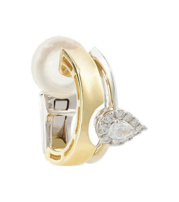 Photo: Yeprem Whisper 18kt gold ear cuff with diamonds